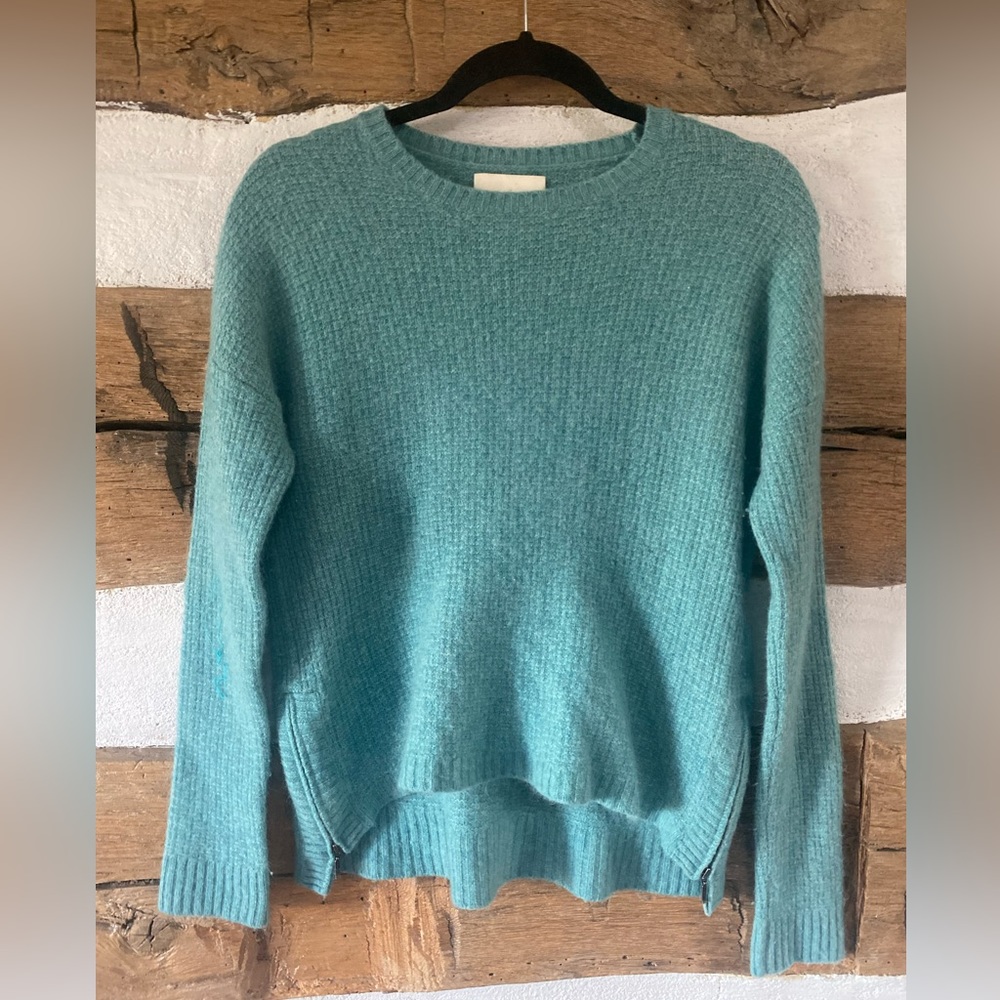 Womens Cynthia Rowley Sweater Size Large Cashmere Teal